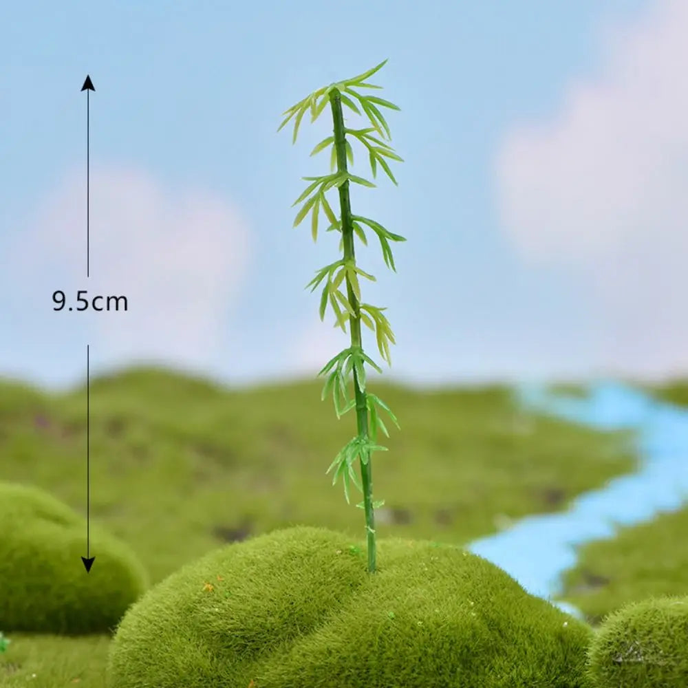 Durable Plastic Sakura Miniatures Rural Style Model Simulation Trees Landscape Vivid Micro Landscape