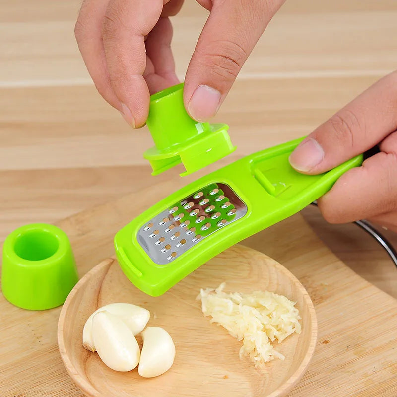 Kitchen Gadget Multi-functional Creative Garlics Grinder GarlicPaste GarlicPress KitchenTool Household VegetableTools Homegadget