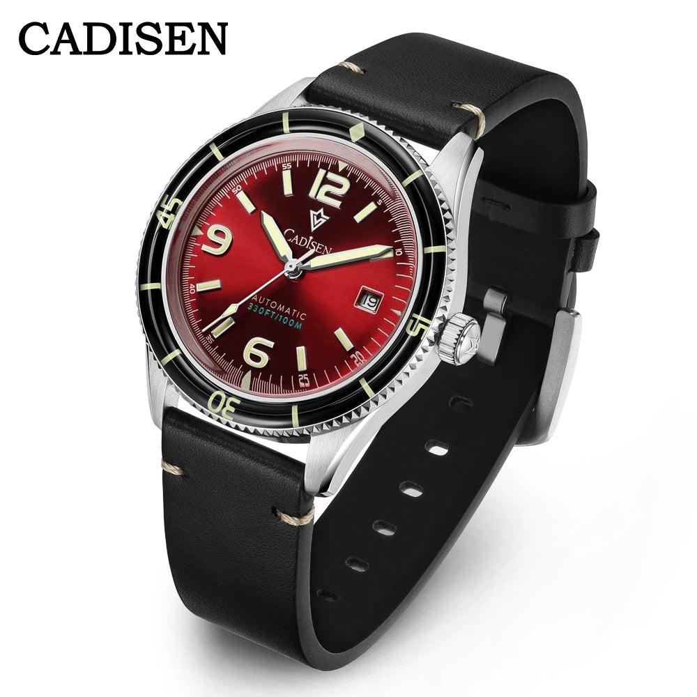 CADISEN NEW Watches Mechanical Automatic Wristwatches MIYOTA 8215 Movement