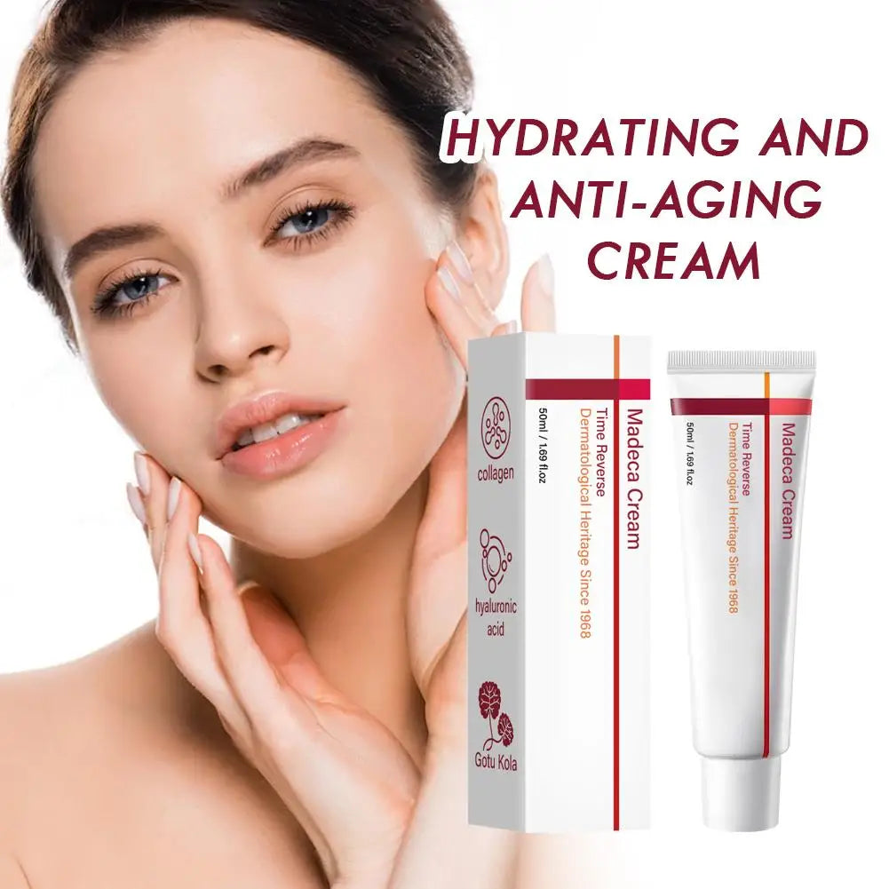 Korean Centella Asiatica Face Repair Cream Daily Nourishing Moisturizing Cream Brightening Lightweight Face Skin Care Makeup