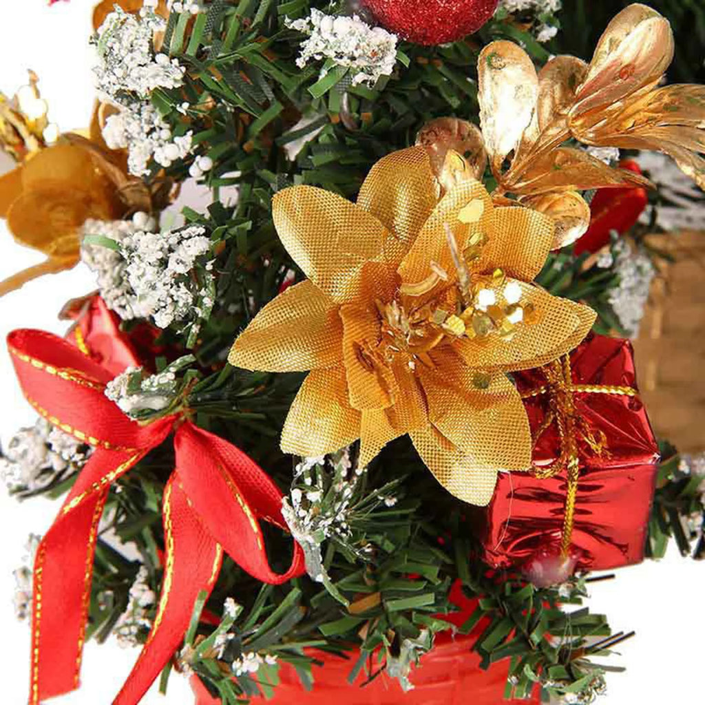 Mini Tabletop Christmas Tree Home Christmas Small Desktop Decoration Party Ornament Family Christmas Gift Tabletop Ornament