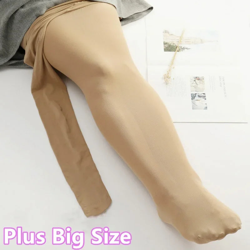 2026new Ladies Plus Size Women Stockings Panty Socks Stretch 120D thin Pantyhose Oversized Tights Underwear 5XXXL Spring Summer