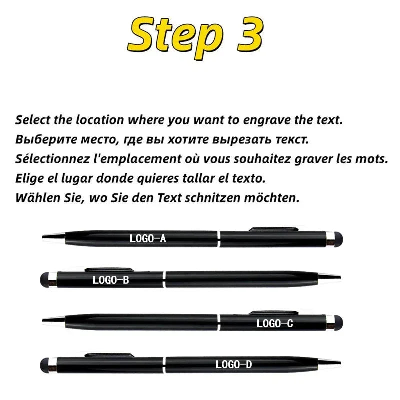 20-200 Pens Each Pack Mini Metal 2-In-1 Stylus Universal Ballpoint