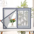 Anti cat scratch diamond mesh screen window, cat keeping seal window, no punching, self-adhesive mosquito proof pet mesh