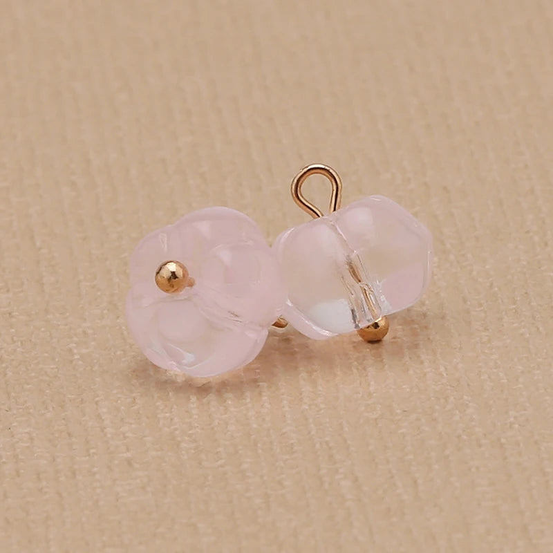 Glass Imitation Jade Mushroom Buttons Exquisite Retro Shirt Button Buckles for Cheongsam Cardigan Decor Sewing Scrapbooking