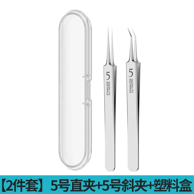 Acne Needle Blackhead Clip Remover Extraction Pore Black Head Clean Face Skin Care Cleansing Needle Blemish Removal Tool