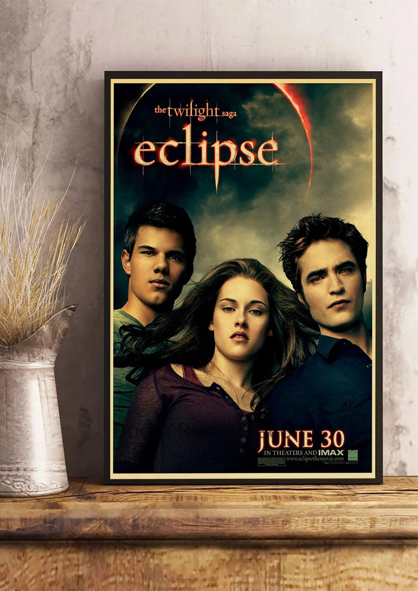 Film TV Movie Twilight Vintage Posters Wall Bedroom Painting Nostalgia Decor Aesthetic Cartoon Art Gift Print Art Wall Paintings