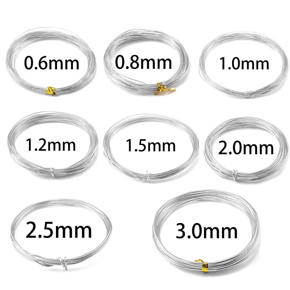 0.6-3mm Meters Anadized Round Aluminum Wire 2-10 Meters Versatile
