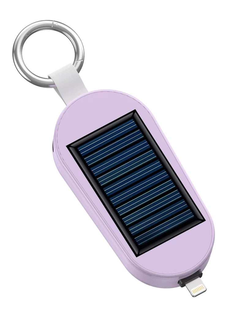 Mini Solar Power Bank 3000mAh Wireless Charger for Apple Watch 8 7 6 5 External Battery Charger for iPhone Samsung Huawei Xiaomi