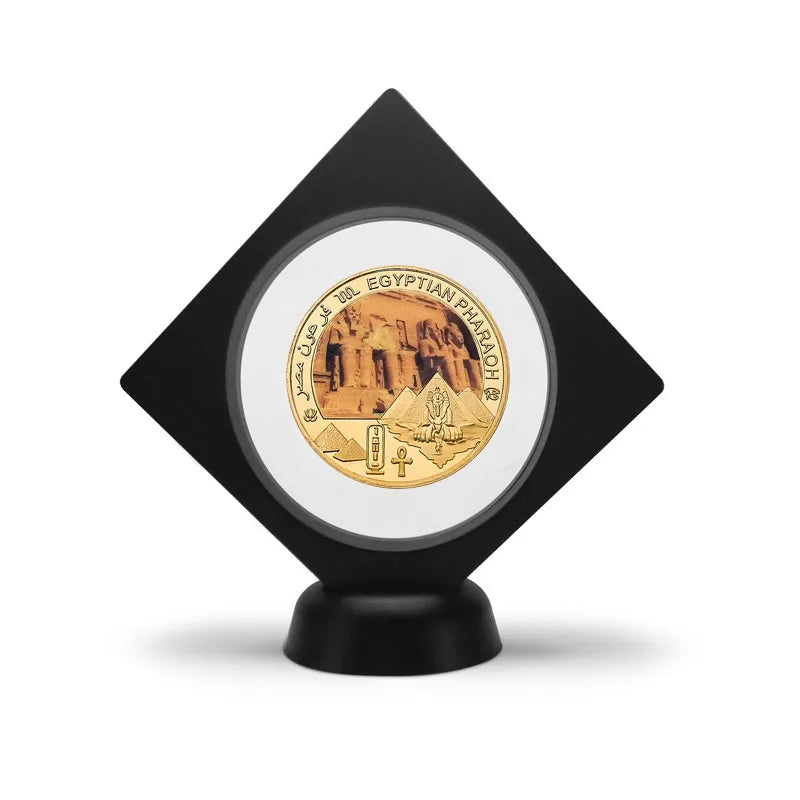 Egyptian Pharaoh Gold Plated Commemorative Coin Egypt Challenge Coin Art Craft Souvenir Business Gift for Collection Home Decor
