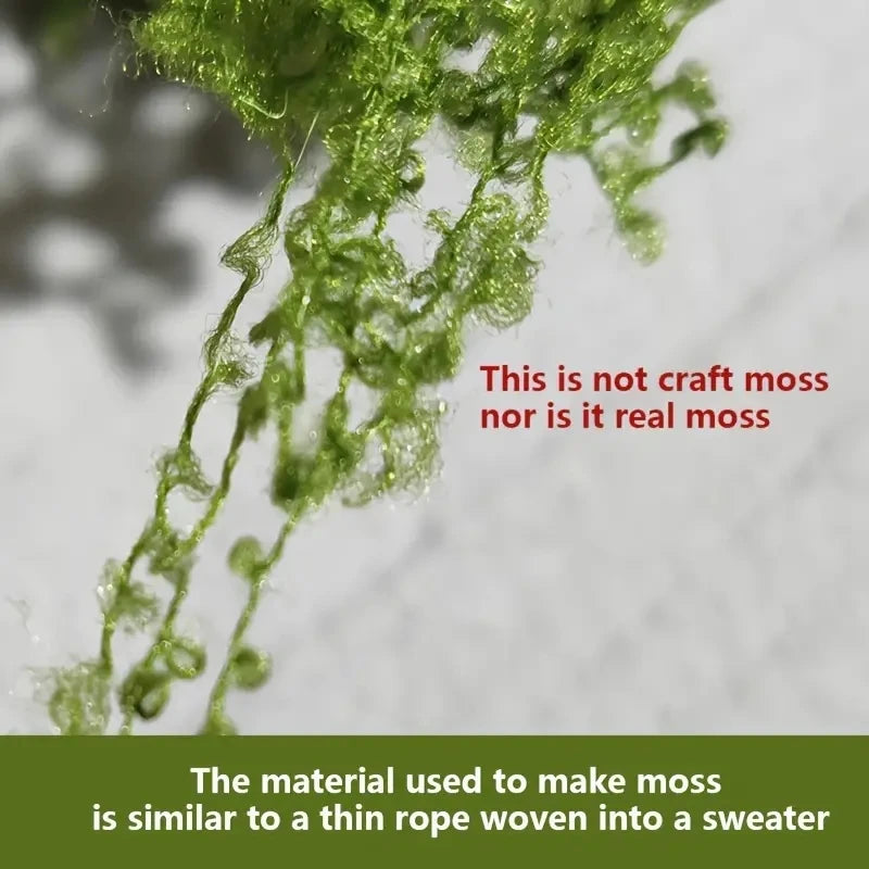 About 20g Artificial Green Plants Polyester Moss Grass Home Living