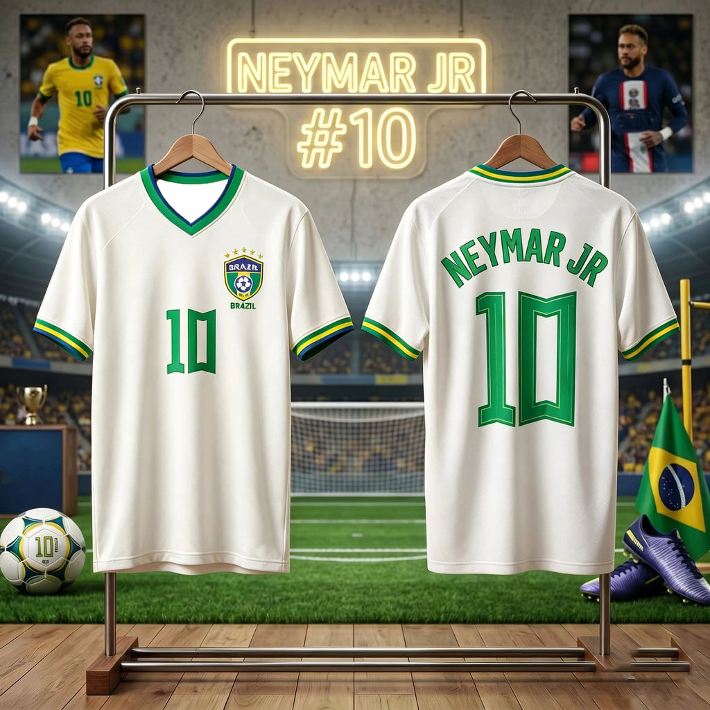 Brazil Neymar Jr 10 Soccer Top Men T Shirt