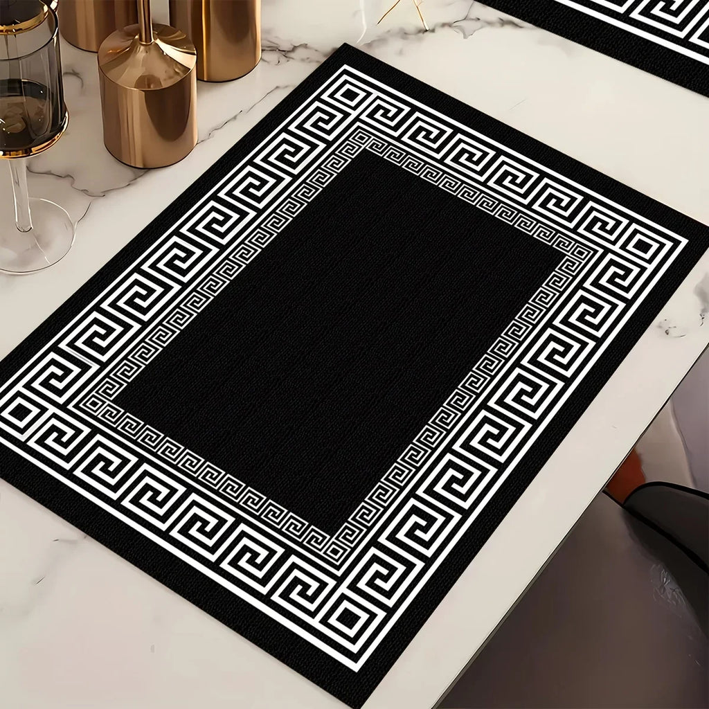 4PC Minimalist Placemats Set – Simple &amp; Washable Kitchen