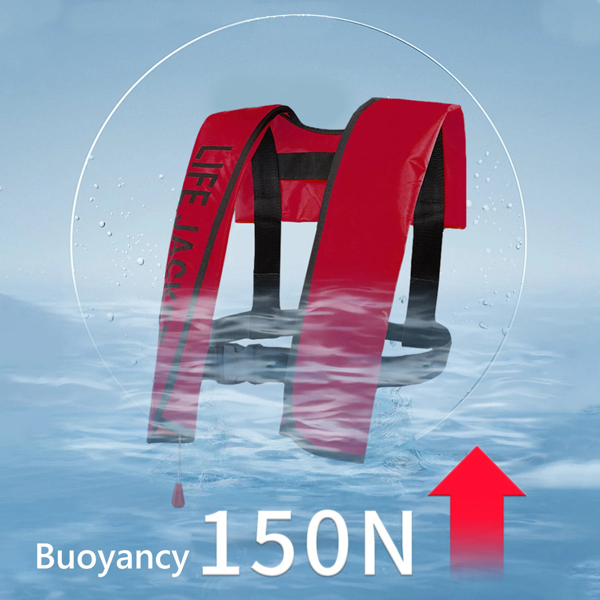 Automatic Inflatable Life Vests with Reflective Strips &amp; Safety