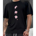 Men's Printed Casual T-Shirt, Plus Size