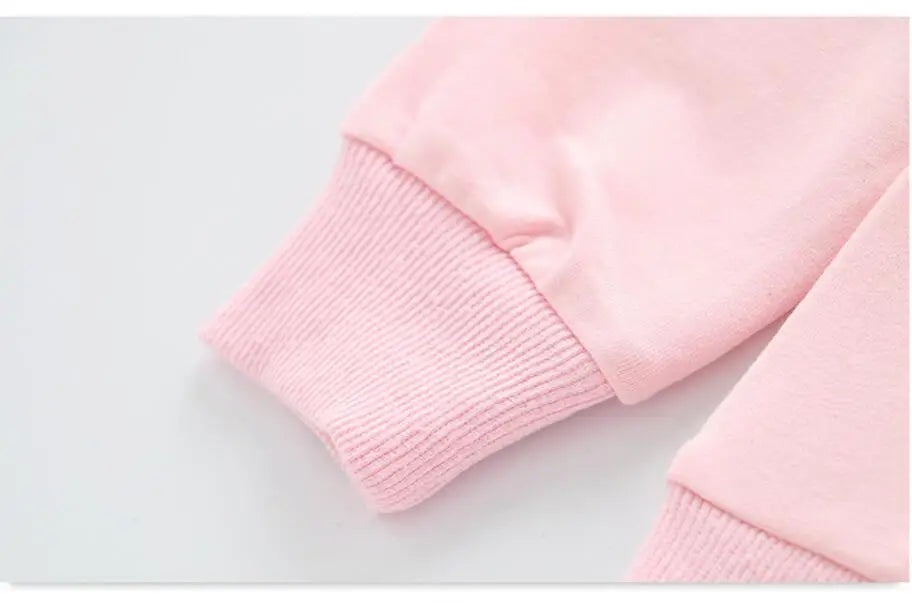 Cute Cat Baby Girls Hoody Sweatshirt Toddler Kids Cotton Sequins Cartoon Sweater Children Spring Autumn Clothes Tops