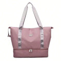 Large Capacity Travel Tote Bag with Shoe Compartment