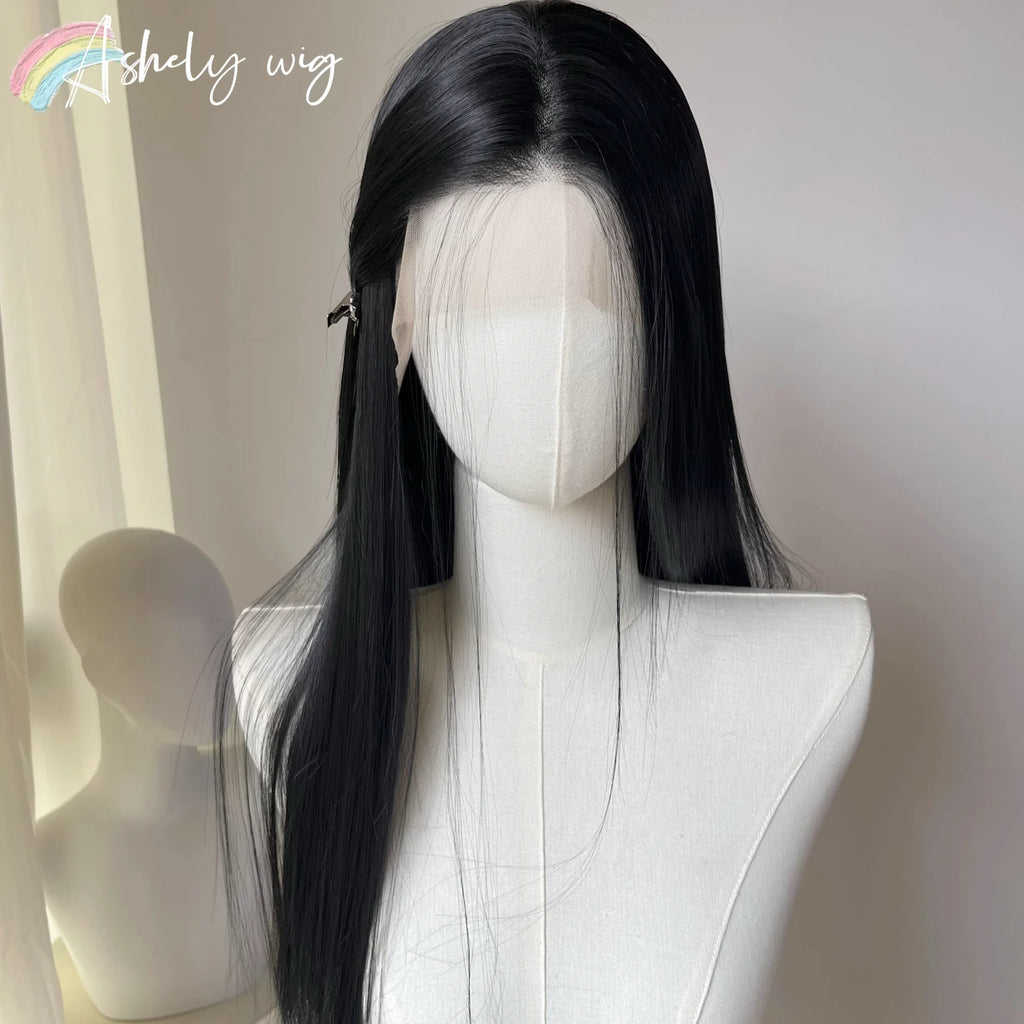 Black Wig 26inch 13x4 Lace Front Wig for Women