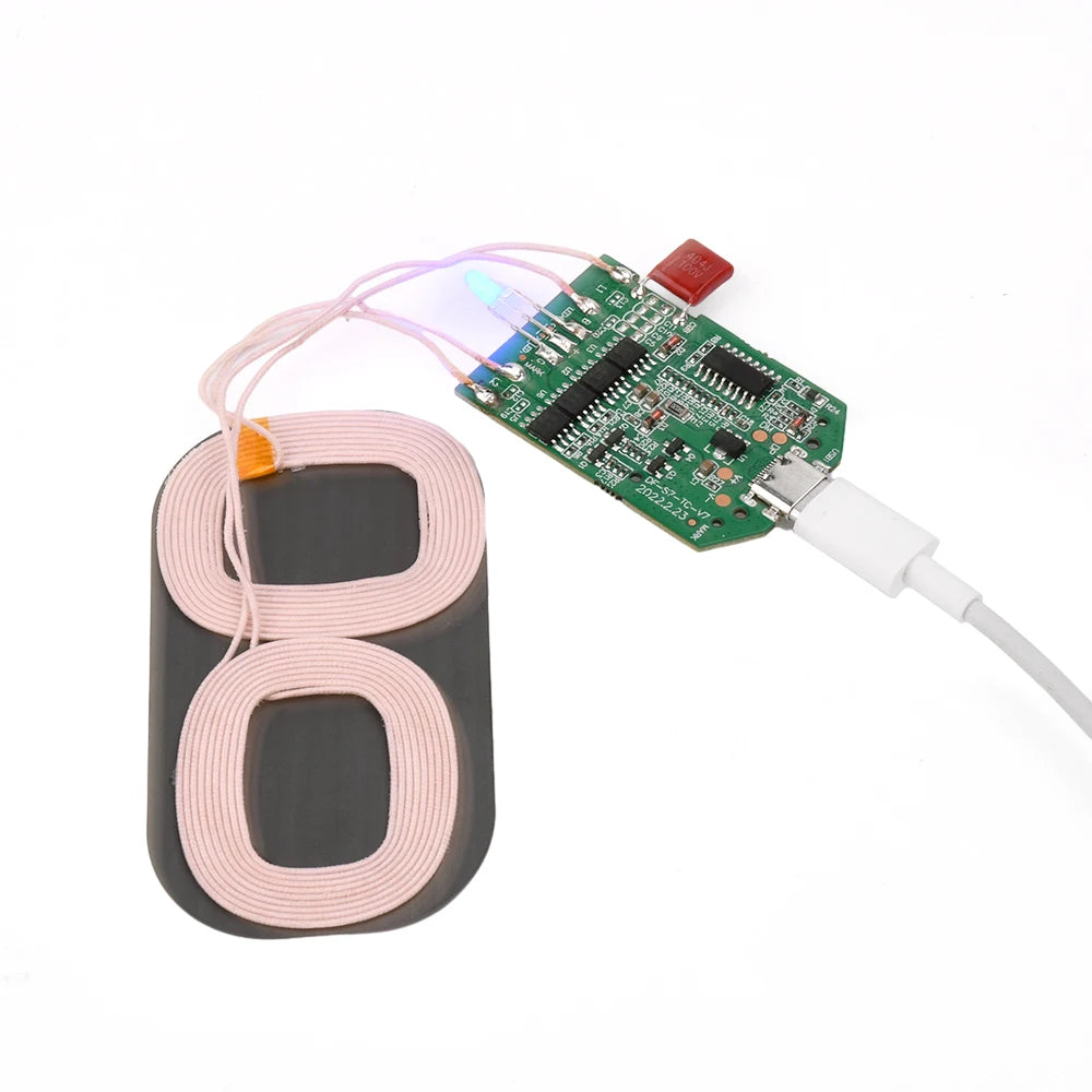 5~15W Adaptive Wireless Charging Module Charging Protection Board Equalizer Module QI Fast Charging Board DIY Wireless Charger