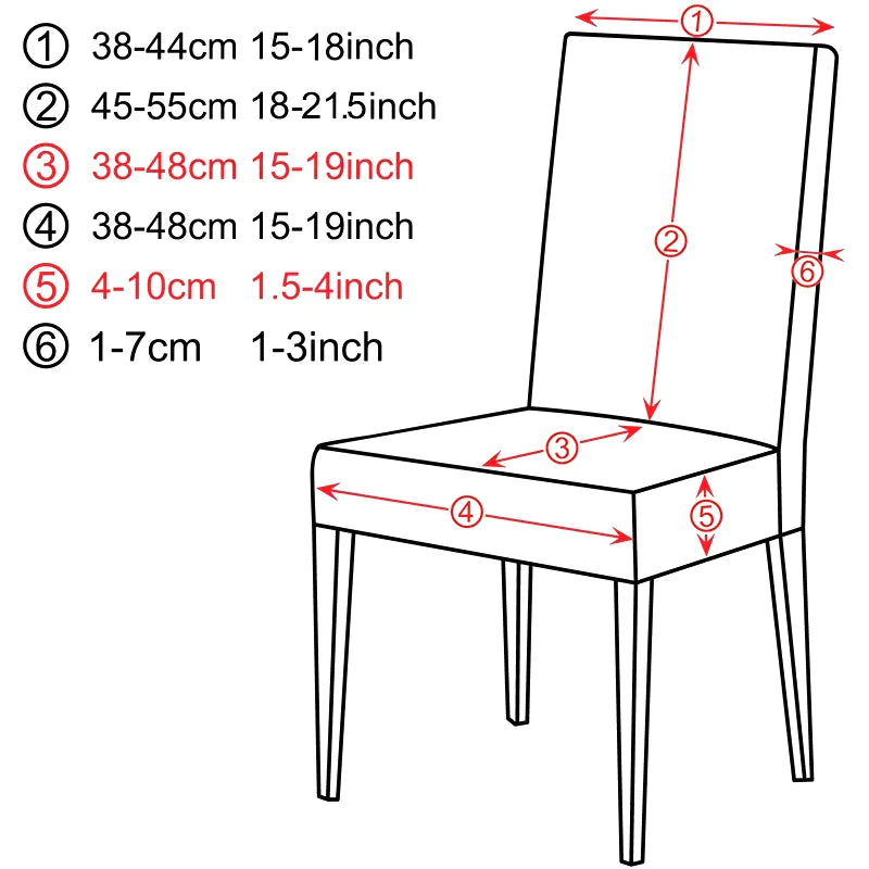 Chair cover with back Jacquard Fabric Universal Size Cheap Chair Cover Big Elastic Chair Covers Chair For kitchen Living Room