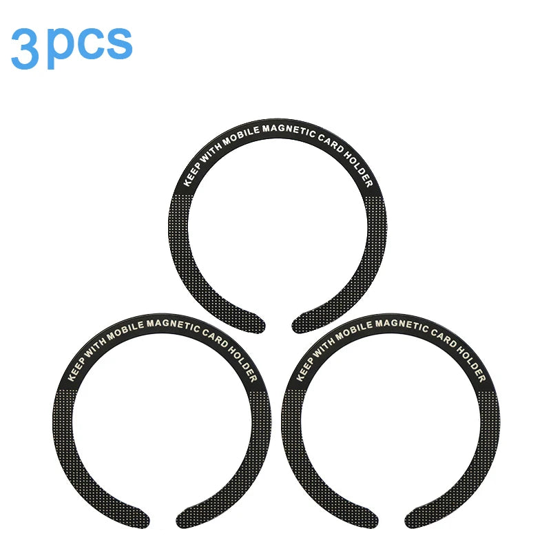 Universal Metal Ring Sticker for MagSafe Wireless Charger Magnetic Metal Plate for Magnet Car Phone Holder Iron Sheet for iPhone