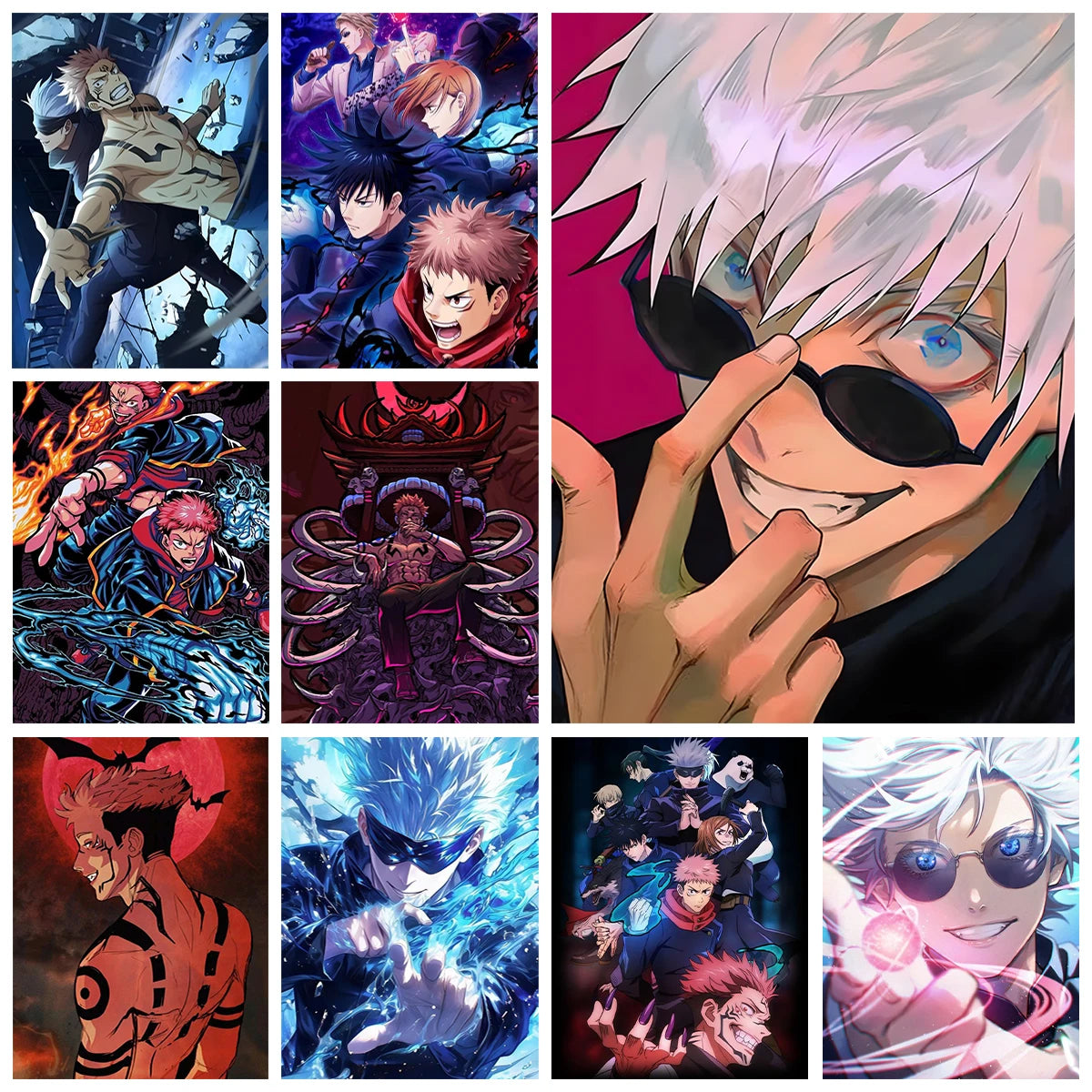 2026 New for Jujutsu Kaisen Diamond Embroidery Painting Gojo Satoru Cartoon TV Series Cross Stitch Kits Mosaic Craft Home Decor