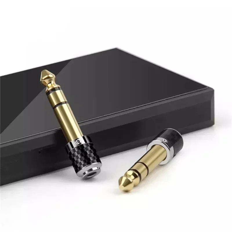 3.5 to 6.35 Audio Adapter Speaker Converters 1/4" 1/8" Male Female Connector 6.5mm to 3.5mm Jack Headphone Consumer Electronics
