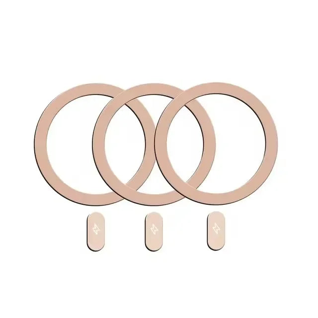 1-5Pcs Universal Metal Plate Ring for Magsafe Magnetic Wireless Charger Iron Sheet Sticker Car Phone Holder for IPhone 14 15 16