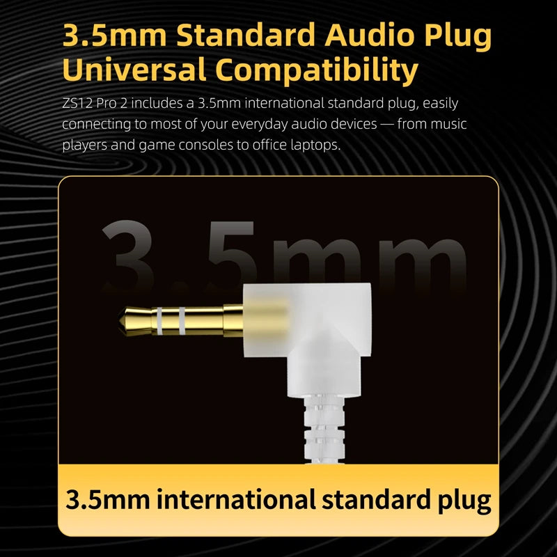 In Ear Monitor KZ ZS12 Pro 2 Hybrid 1DD+5BA