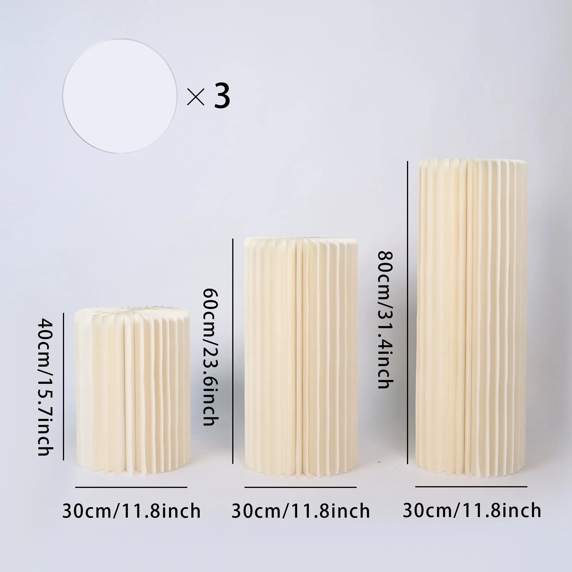 Centerpieces Cardboard Vases Foldable Cardboard Display Columns Stand for Wedding Birthday Party Backdrop Cupcake Decorations