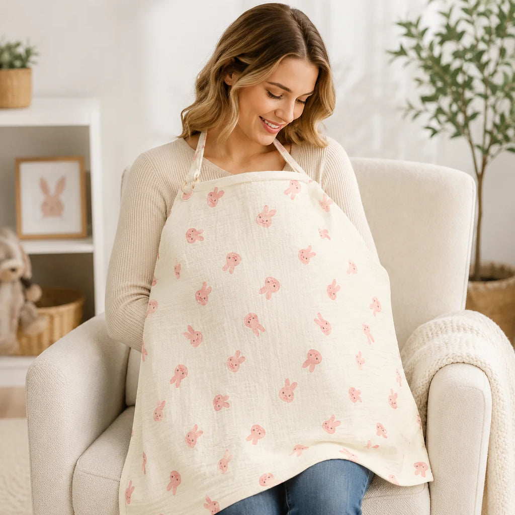 Cotton Baby Nursing Cover, Multi-Use Apron