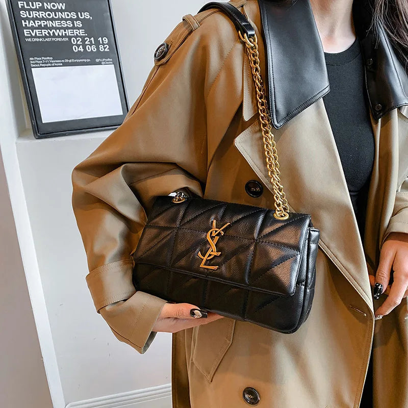 Women's Genuine Leather Mini Square Bag