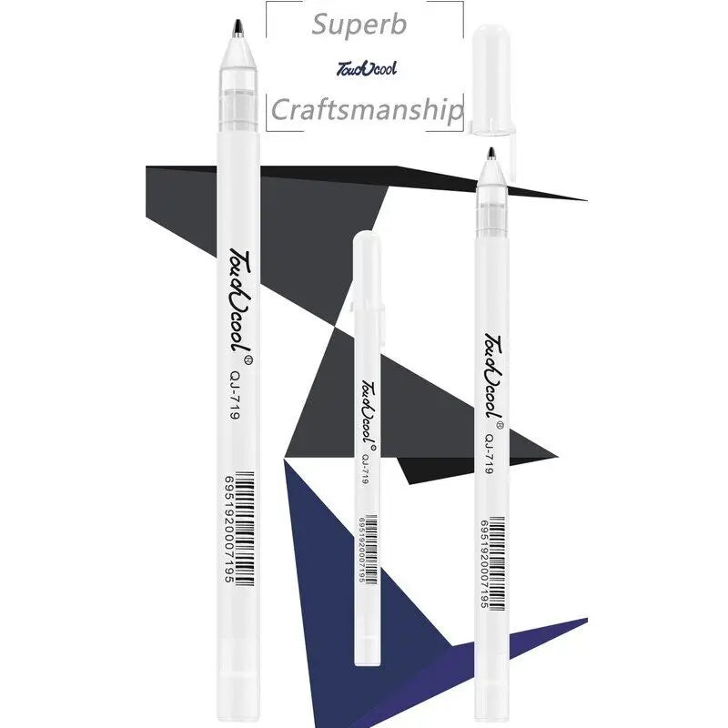 3/5pcs/10pcs Set 0.8mm Highlight Marker Pen White Ink Gel