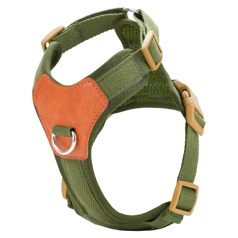 Explosion-proof and reflective pet chest strap vest-style dog chest strap anti-lost adjustable chest strap
