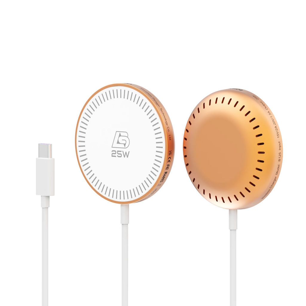Bonola Magnetic Wireless Charger for iPhone Air/17/17Pro/17Pro Max 25W Fast Wireless Charging with Type C Cable for 16 Pro Max