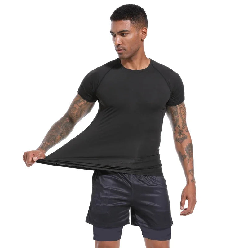 Fitness Sportswear Compression T Shirt Fitness Sport Running Tight