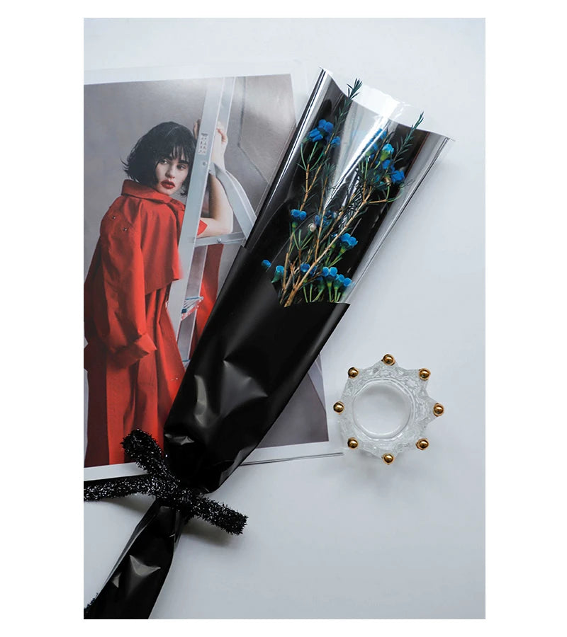 Tulip Single Rose Sleeve Bag, Flower Bag, Bouquet Packaging Bags, Flower Shop, New, 50Pcs