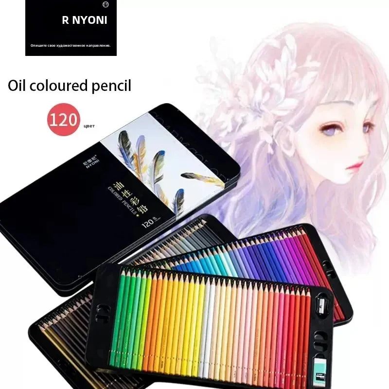 Nyoni Oil - Based Color Pencils N8520! 24