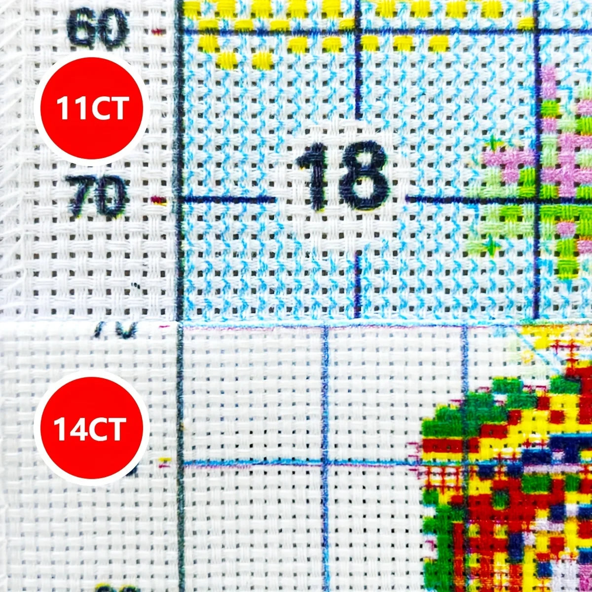 1pc 40X40CM/15.74inch Classical tree patterns stamped cross stitch kit DIY kit 11CT/14CT DIY Embroidered set DIY Cross-Stitch