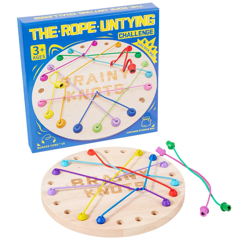 Rope Untying Challenge Game, Educational Board Game Toy, Children's Logical Thinking Development, Concentration Training