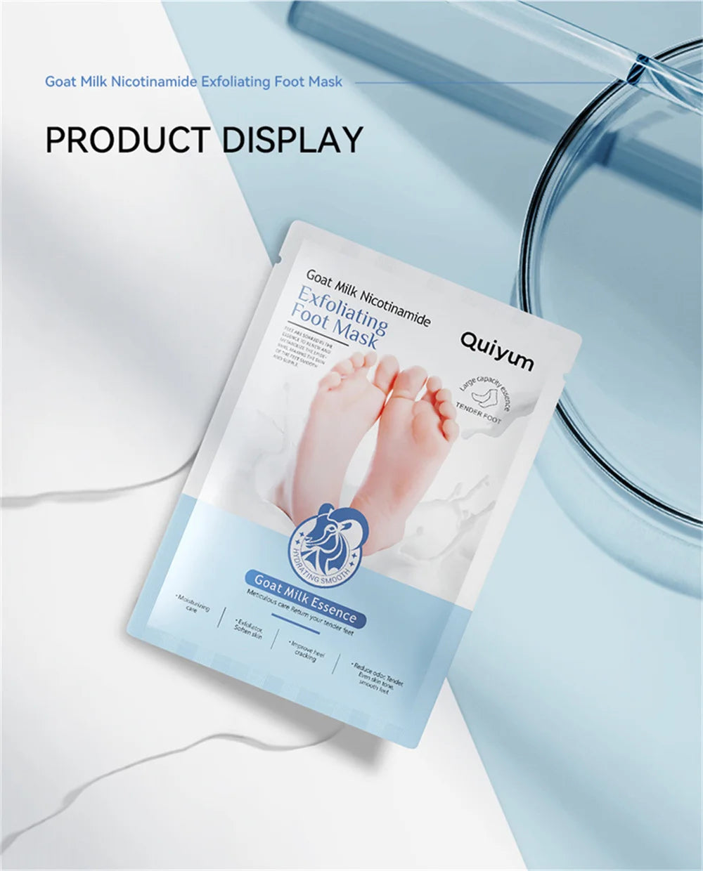 Exfoliating Foot Mask Feet Peeling Mask Spa Socks Smooth Dead Skin Remover Moisturizing Whitening Anti-Cracked Foot Skin Care