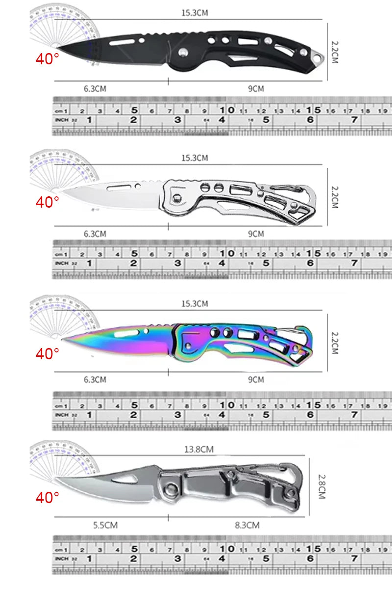 Kitchen Fruit Knife Stainless Steel Peeling Knife with Non-slip Handle Utility  Knives for Kitchen Accessories