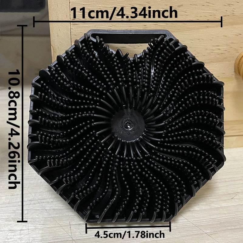 1pc Soft Silicone Exfoliating Brush Cleanser Manual Body Cleansing Scrubber Shower Gentle Massage Bath Brush For Men Woman