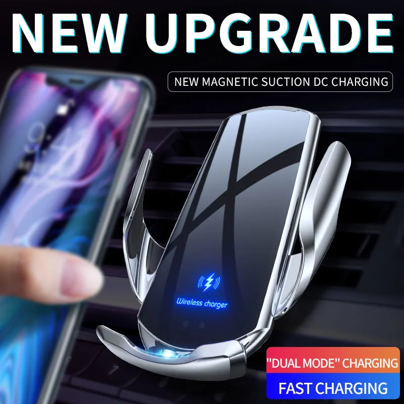 Car Mobile Phone Holder For Volkswagen ID.4 ID.5 2024 2025 12.9" Screen Mount MagSafe Bracket Wireless Charger Stand Accessories