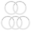 1PC/3PC/5PC Stainless Steel Universal Magnetic Metal Plate Ring For Magsafe Wireless Charger Iron Sheet Sticker Car Phone Holder