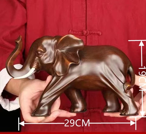 Resin Elephant Ornaments, Handmade Crafts, Home Decoration, Living Room and Office, Animal Statue, High Quality Gift, New