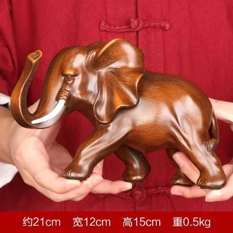 Resin Elephant Ornaments, Handmade Crafts, Home Decoration, Living Room and Office, Animal Statue, High Quality Gift, New