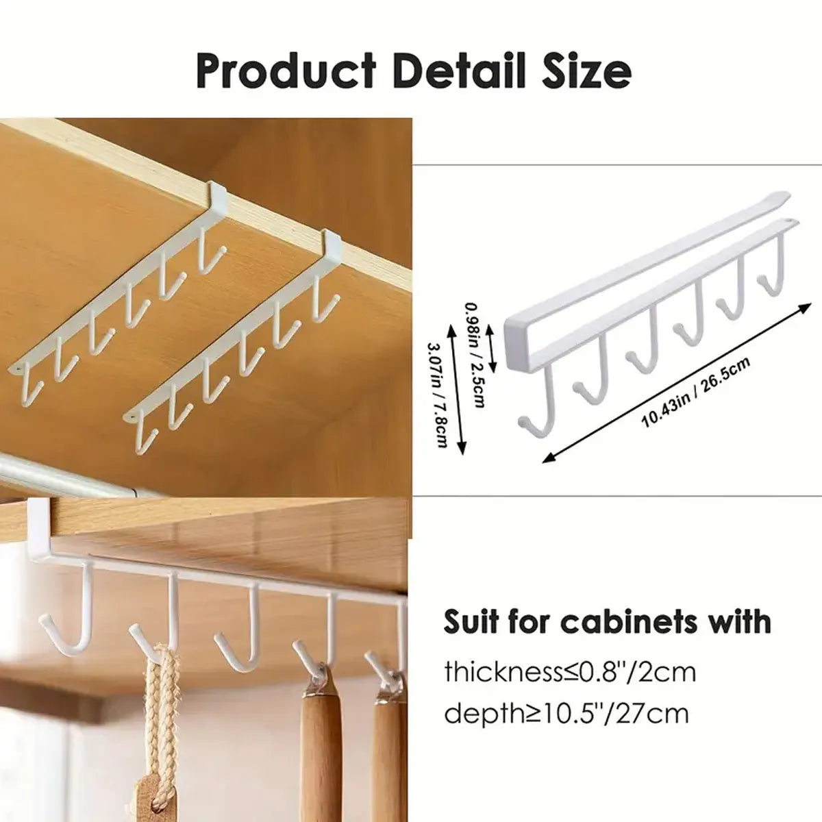 1pc/2pcs, Iron Keychain Display Rack, Multifunctional Storage Rack, Accessory Storage and Jewelry Rack, Kitchen Hook