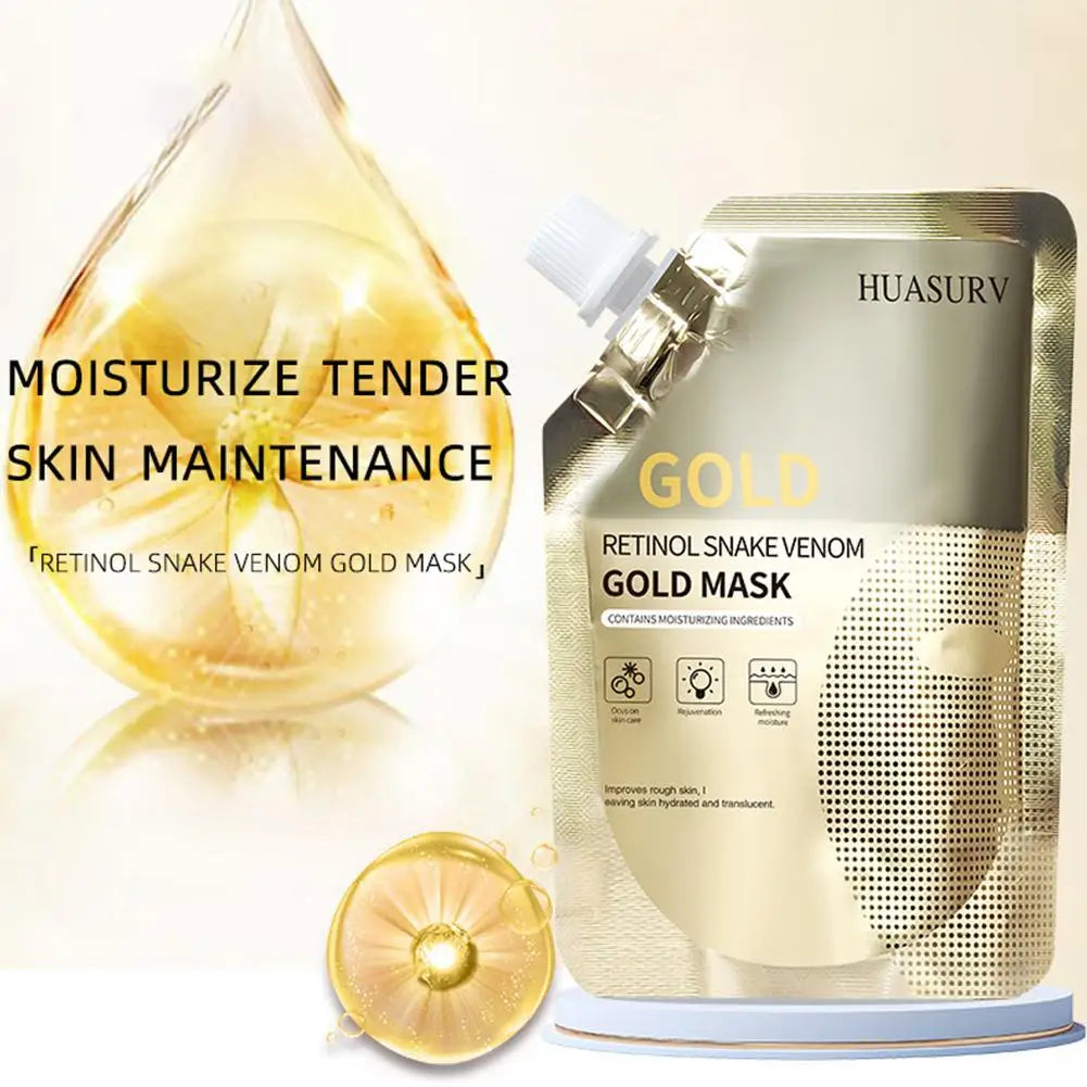 Gold Peel off Face Mask Gentle Oil Control Face Mask Moisturizing Purify Pores Facial Mask Removes Dirt Tearing Mask Skin Care