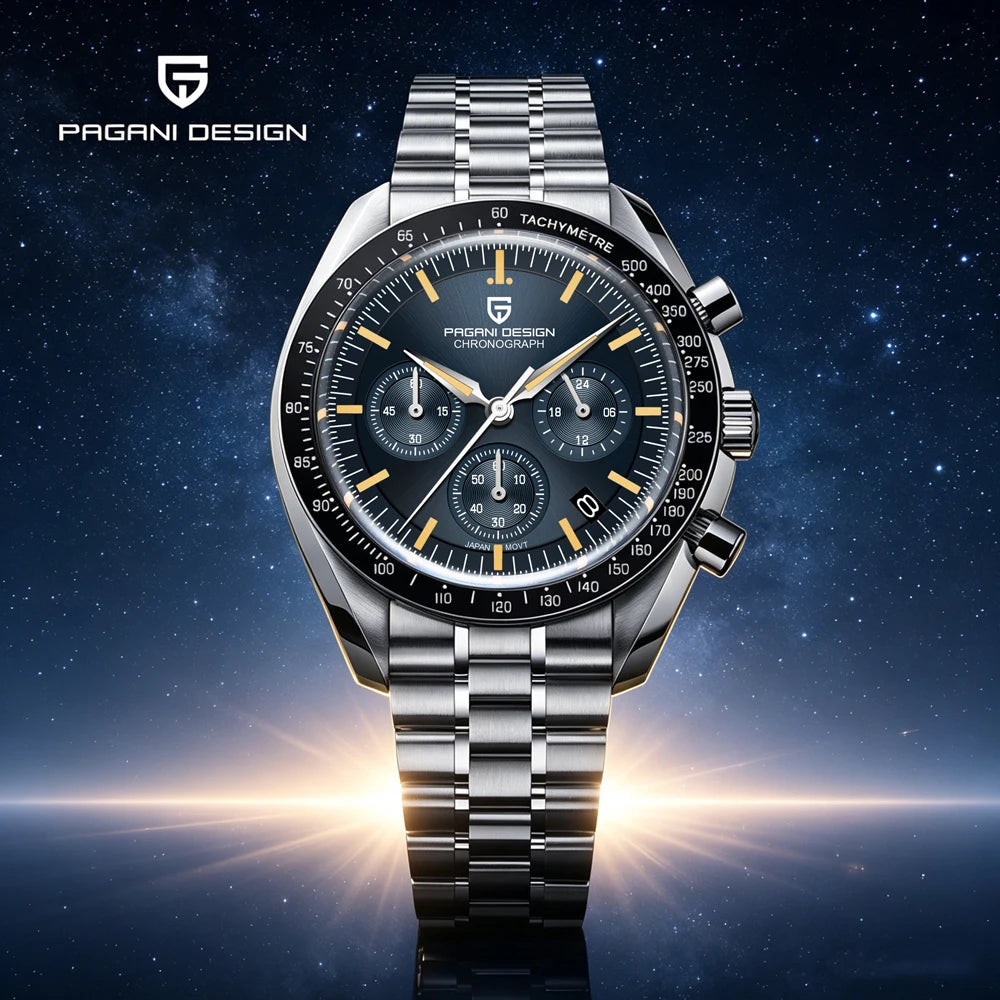 PAGANI DESIGN Moon V6 Men's Watches Luxury Quartz Watch